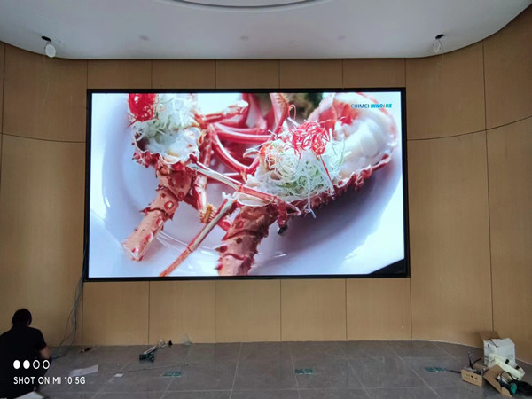 百色会议室p2室内led大屏